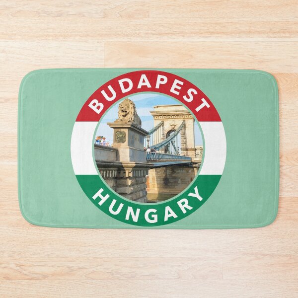 Item preview, Budapest, Hungary Round Emblem designed and sold by travelwitheric.