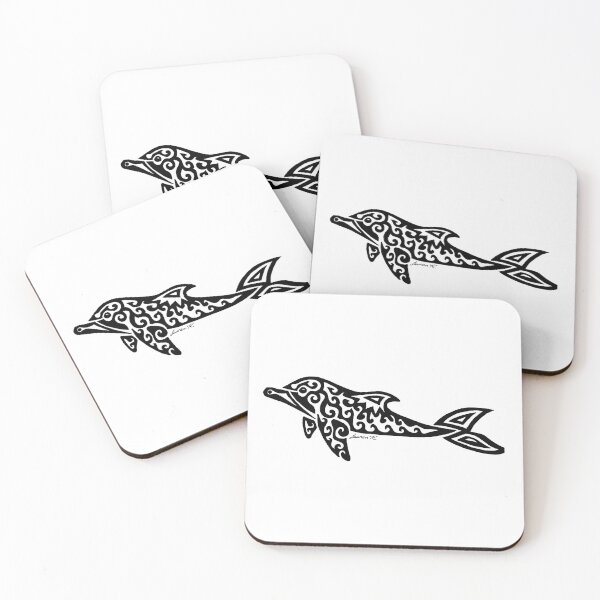 Item preview, Dolphin Tribal Design  designed and sold by KitayamaDesigns.