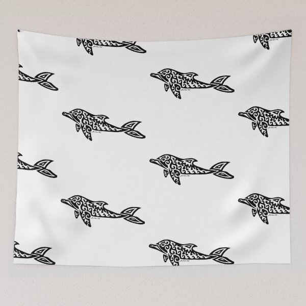 Item preview, Dolphin Tribal Design  designed and sold by KitayamaDesigns.