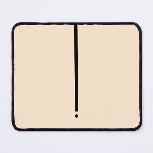 Item preview, Just a line with a dot in black designed and sold by AlfabetDesign.