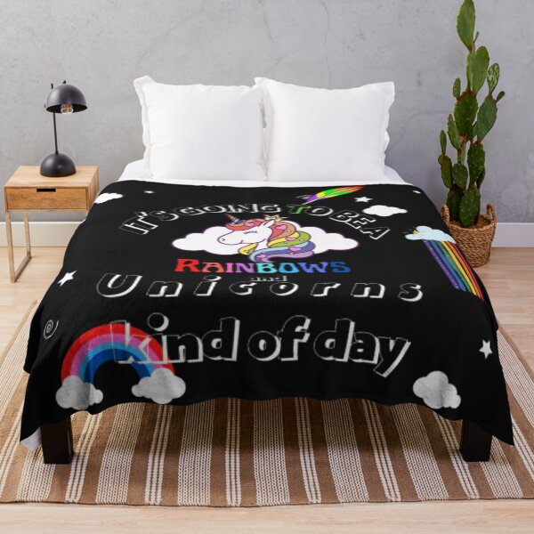 Item preview, It's Going To Be A Unicorns And Rainbows Kind Of Day designed and sold by anas667.