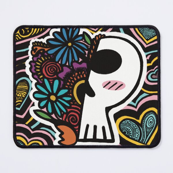 Item preview, Blushing Flower Skull designed and sold by Prachi Patel.