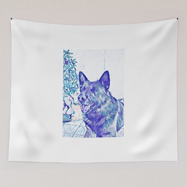 Item preview, A german shepherd sketch design - German shepherd lover, Doggy gift for gsd owners, German shepherd artwork designed and sold by Doggymadness.