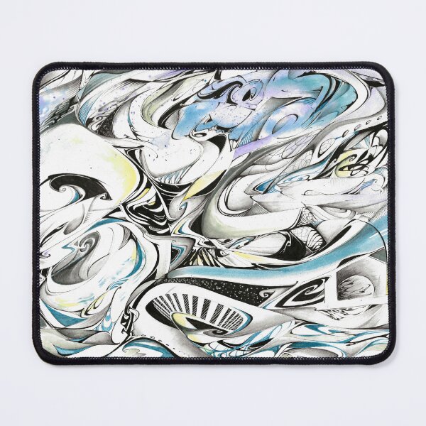 Item preview, Arctic Dreams (Swirly Abstract Drawing) designed and sold by inkymoods.