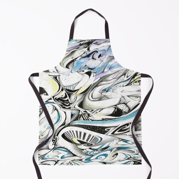 Item preview, Arctic Dreams (Swirly Abstract Drawing) designed and sold by inkymoods.