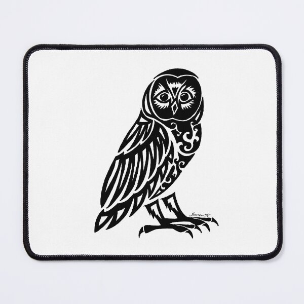 Item preview, Barn Owl Tribal Design  designed and sold by KitayamaDesigns.