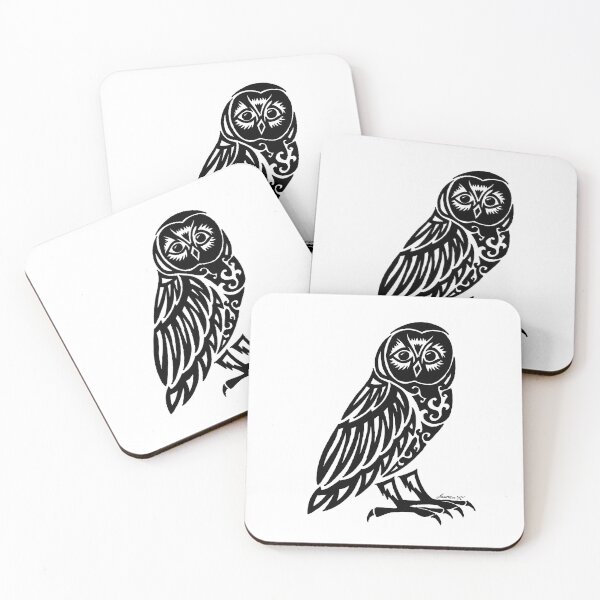 Item preview, Barn Owl Tribal Design  designed and sold by KitayamaDesigns.