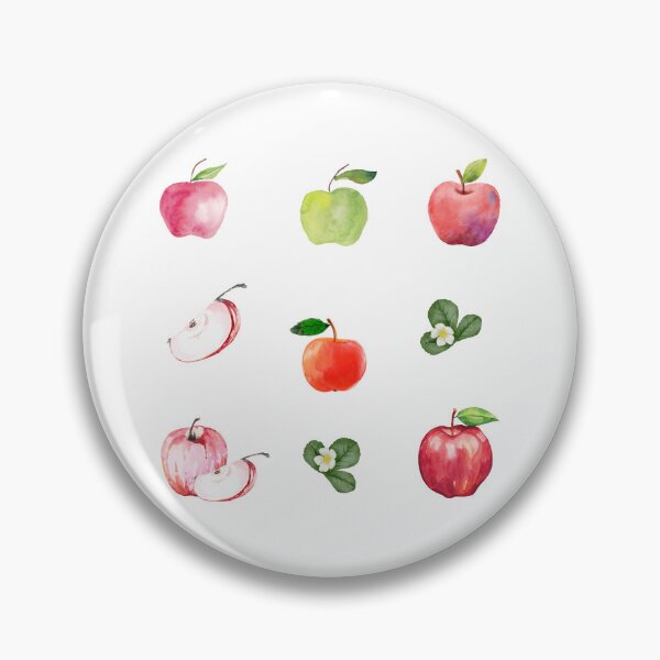 Item preview, Watercolor Apples and Apple Blossom designed and sold by silviaol.
