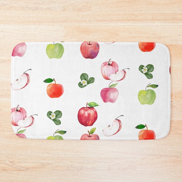 Item preview, Watercolor Apples and Apple Blossom designed and sold by silviaol.
