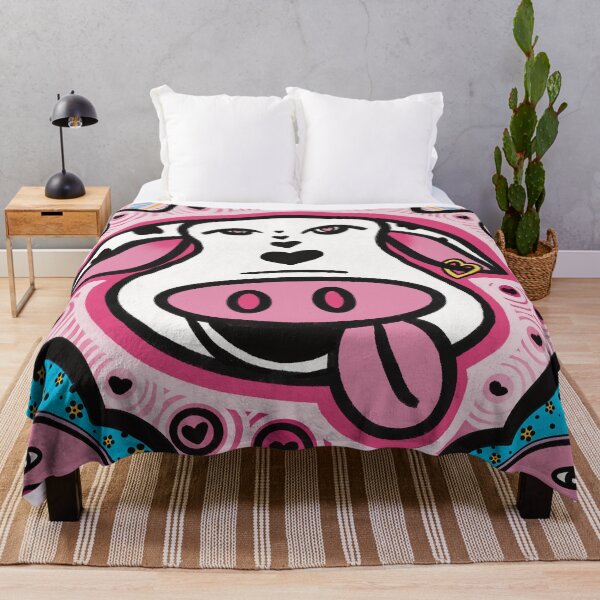Item preview, Light Pink Cow and Piggy Design designed and sold by Prachi Patel.