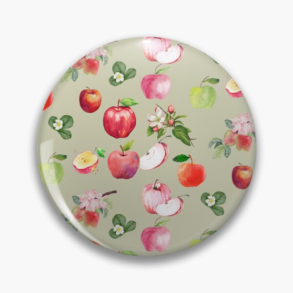 Item preview, Watercolor Apples and Apple Blossom Branches designed and sold by silviaol.