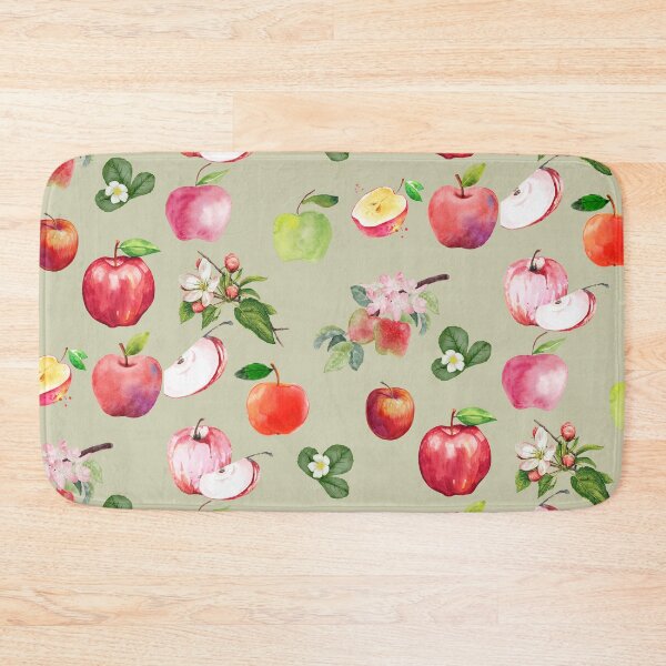 Item preview, Watercolor Apples and Apple Blossom Branches designed and sold by silviaol.