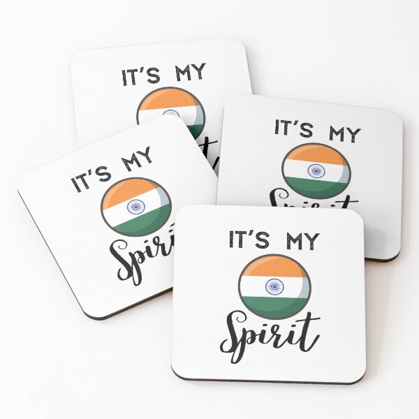 Artikelvorschau, Indien-Flagge, Indien, es ist mein Geist, ich komme aus Indien entworfen und verkauft von behappysiempre.