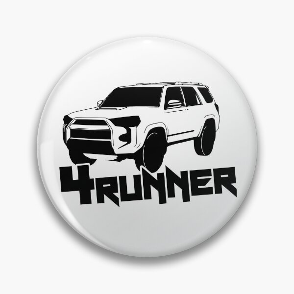 Item preview, 4runner Cutout with Text White designed and sold by 4RunnerGear.