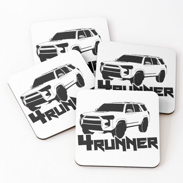 Item preview, 4runner Cutout with Text White designed and sold by 4RunnerGear.