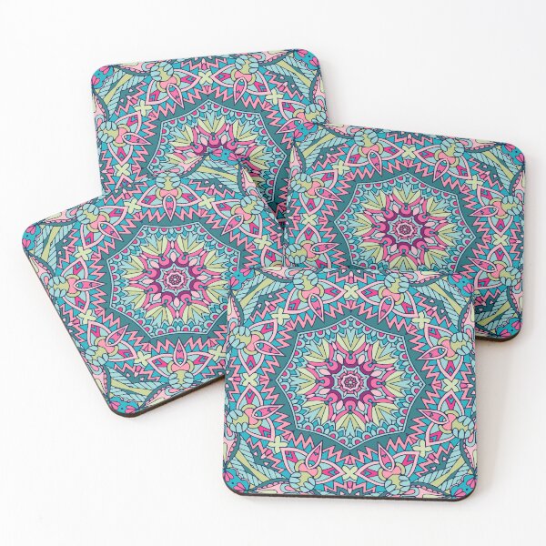 Item preview, mandala clasico rosado y verde designed and sold by Proud Pro Gifts.