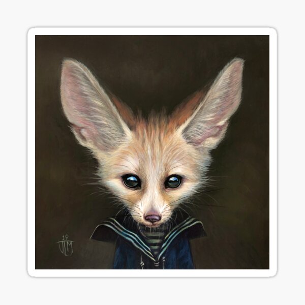 Item preview, Cornelius Greyville III - A Young Fennec Fox designed and sold by HaggisVitae.