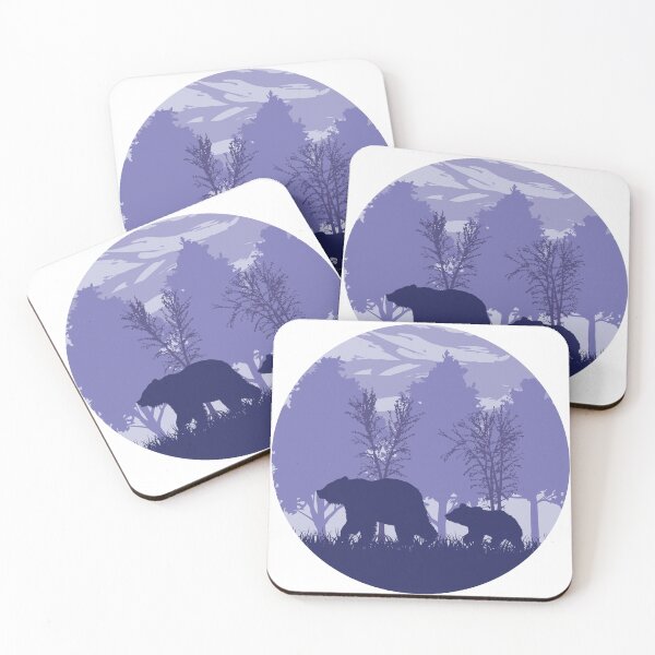 Item preview, mother and cub walking designed and sold by Mel Hopkins.