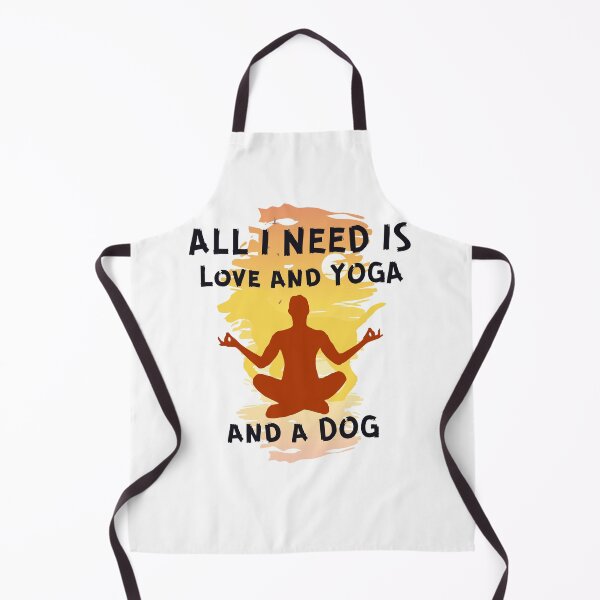 Item preview, All I Need is Love And Yoga And a Dog | Cute Inspirational Exercise Saying designed and sold by MiaDelelai.
