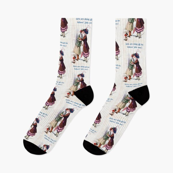 Item preview, Girls are doing ALL the fellows' jobs now! | Lesbian Art designed and sold by ashleykc9.