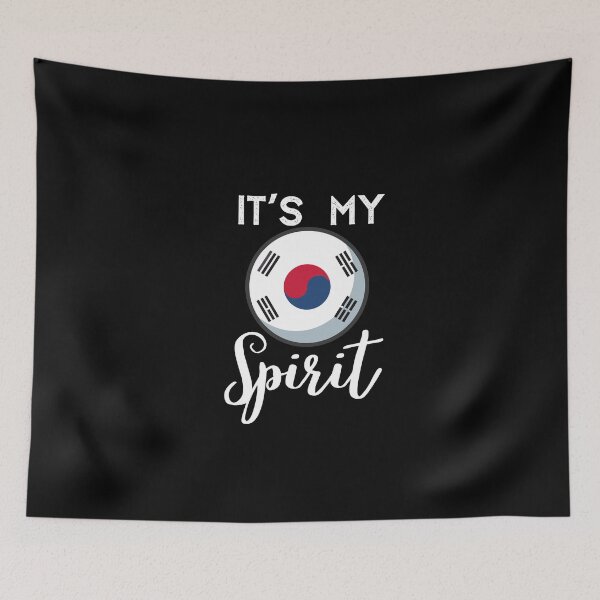 Artikelvorschau, Korea-Flagge, Korea, es ist mein Geist, ich bin aus Korea entworfen und verkauft von behappysiempre.