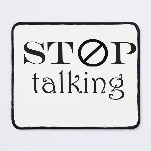 Item preview, Please Stop Talking t-shirt, sarcastic shirt, introvert t-shirt, introvert shirt, sarcasm t-shirt, don't talk shirt, boring gifts designed and sold by Fadwamoustakid.