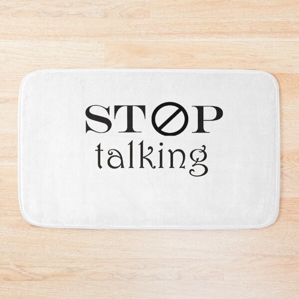 Item preview, Please Stop Talking t-shirt, sarcastic shirt, introvert t-shirt, introvert shirt, sarcasm t-shirt, don't talk shirt, boring gifts designed and sold by Fadwamoustakid.
