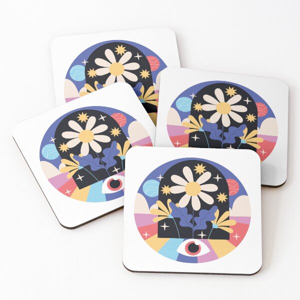 Item preview,  Naive Psychedelic Flower Eye designed and sold by VerboShop.