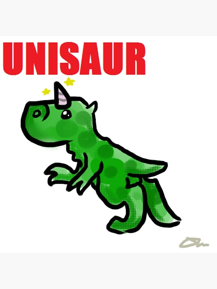 dinosaur with unicorn horn