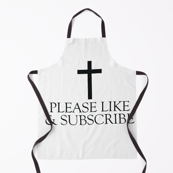 Item preview, Please Like and Subscribe - Jesus Cross designed and sold by CommonThread.
