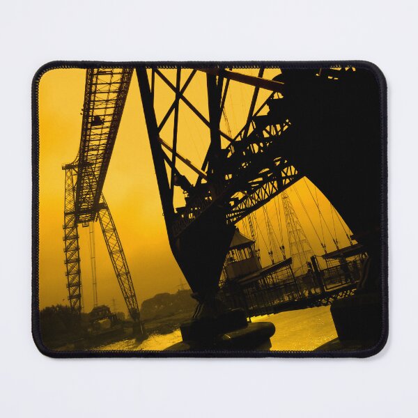 Item preview, Newport Transporter Bridge Amber Glow designed and sold by myWalesCymru.