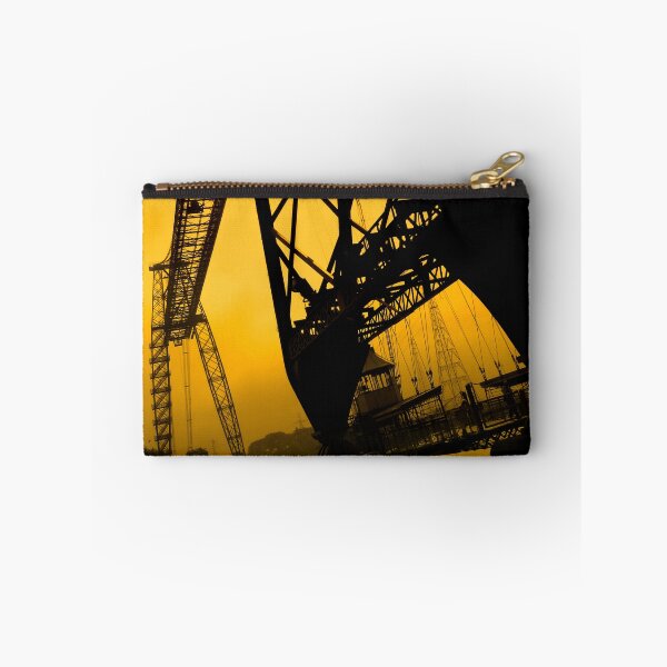 Item preview, Newport Transporter Bridge Amber Glow designed and sold by myWalesCymru.