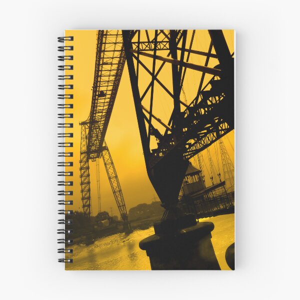 Item preview, Newport Transporter Bridge Amber Glow designed and sold by myWalesCymru.