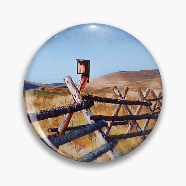 Item preview, Peaceful Rustic Fence in Rural Montana High Country | Dillon, Montana Jack Fence designed and sold by arlutai.