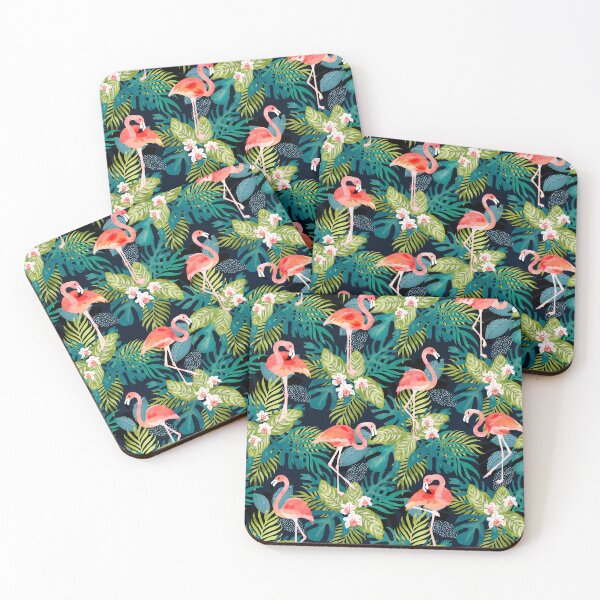Item preview, Flamingo tropics designed and sold by adenaJ.