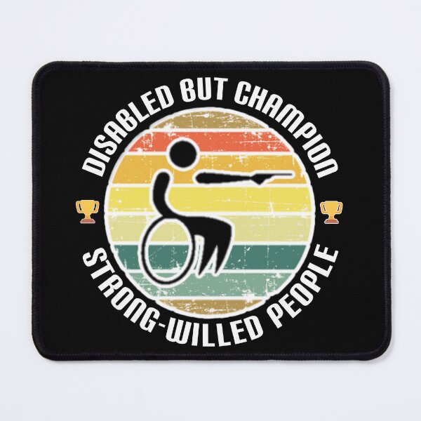 Item preview, Disabled but champion. designed and sold by Umiska.