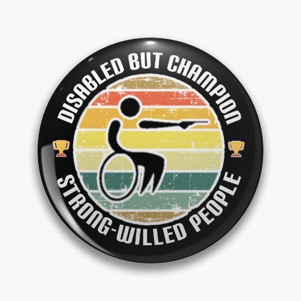 Item preview, Disabled but champion. designed and sold by Umiska.