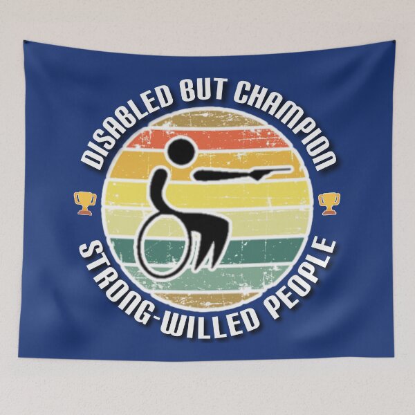 Item preview, Disabled but champion. designed and sold by Umiska.