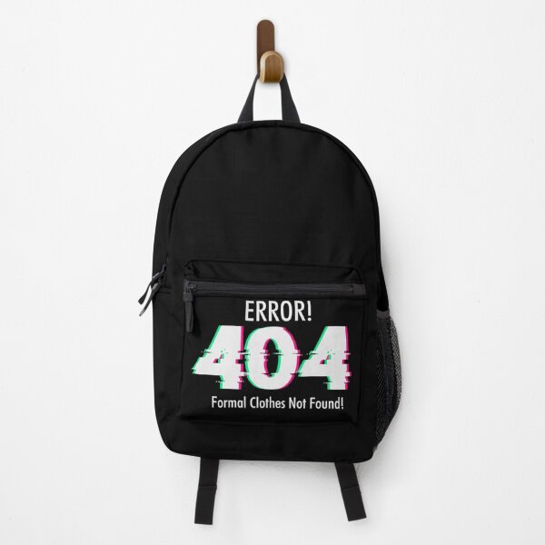 Item preview, Error 404 | formal clothes not found | file not found code message 02 Black designed and sold by The-Meraki-Man.