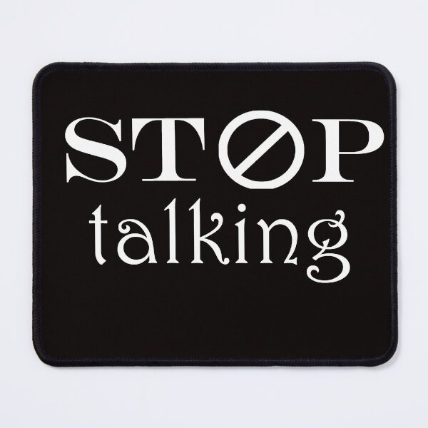 Item preview, Copy of Please Stop Talking t-shirt, sarcastic shirt, introvert t-shirt, introvert shirt, sarcasm t-shirt, don't talk shirt, boring gifts designed and sold by Fadwamoustakid.