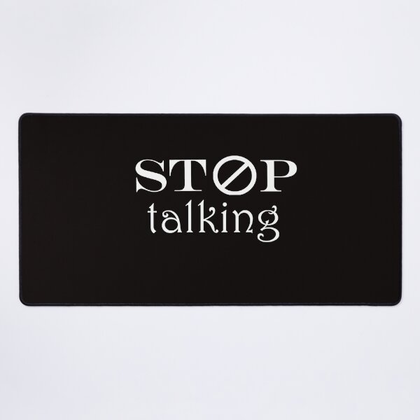 Item preview, Copy of Please Stop Talking t-shirt, sarcastic shirt, introvert t-shirt, introvert shirt, sarcasm t-shirt, don't talk shirt, boring gifts designed and sold by Fadwamoustakid.