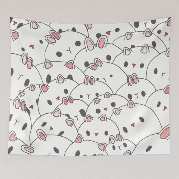 Item preview, Cute bunnies and cats designed and sold by Bunny Smiles.