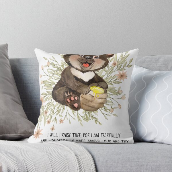 Item preview, Fearfully And Wonderfully made, Psalm Quote, Bible, Forest Animals, Woodland Animals, Watercolor Scripture designed and sold by Dzhenka-Balimez.