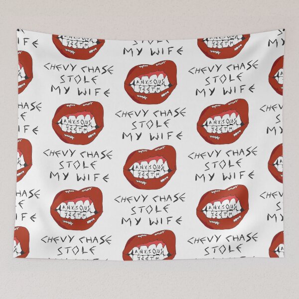Item preview, Chevy Chase Stole My Wife - Anxious Teeth design designed and sold by Green Cables.