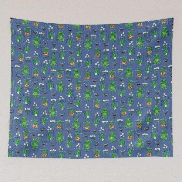 Item preview, Outdoor Pockets pattern in Gouache designed and sold by paintedpansy.