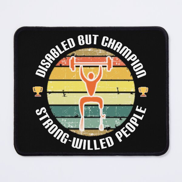 Item preview, Disabled but champion. designed and sold by Umiska.
