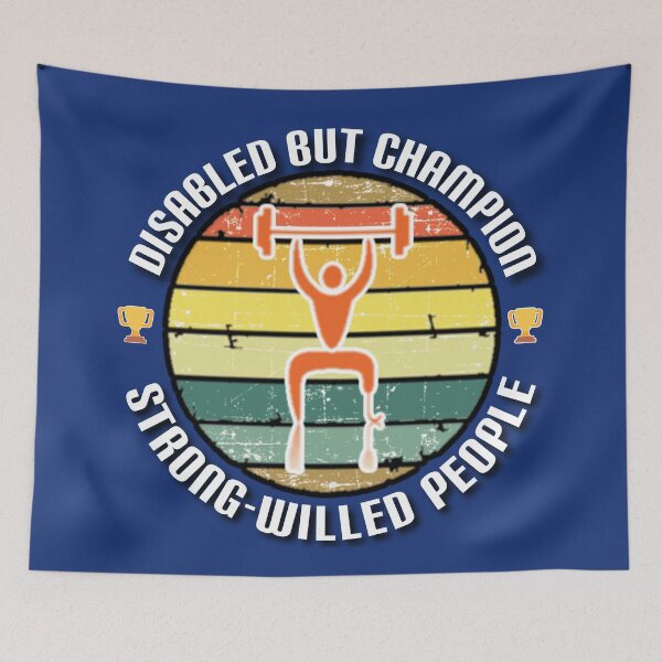 Item preview, Disabled but champion. designed and sold by Umiska.