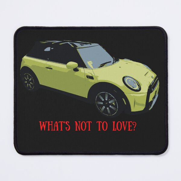 Item preview, Yellow Mini Cooper, What's Not to Love? designed and sold by Pure9Design.