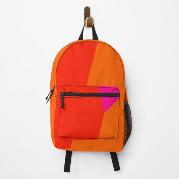 Item preview, Colour Block Therapy : : "Heart Vertex" - Vermilion / Hyperfuschia / Sharp Orange designed and sold by Spannerbagface.