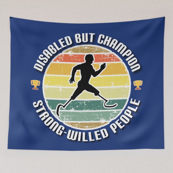 Item preview, Disabled but champion. Strong-willed people.  designed and sold by Umiska.